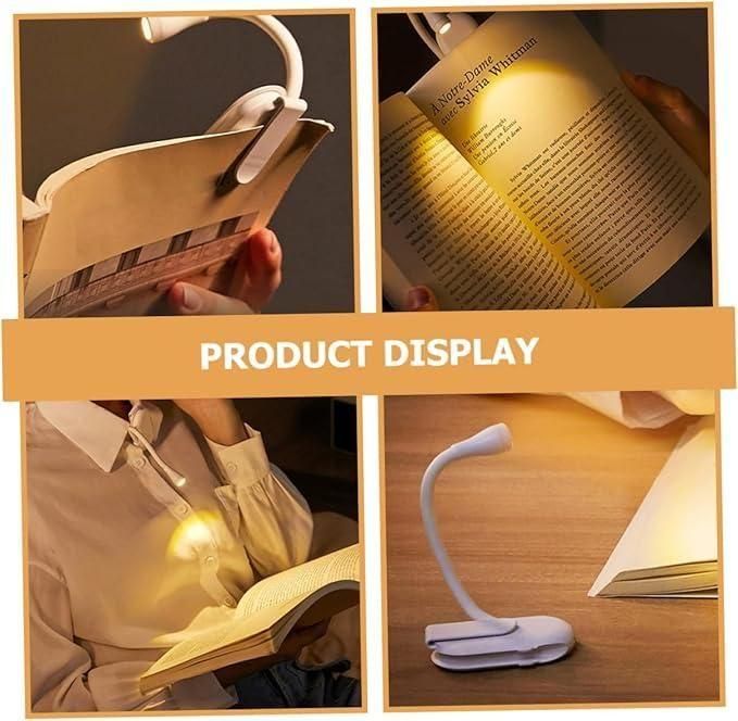 Book Light for Night Readingin Bed with Clip on Portable LED Light